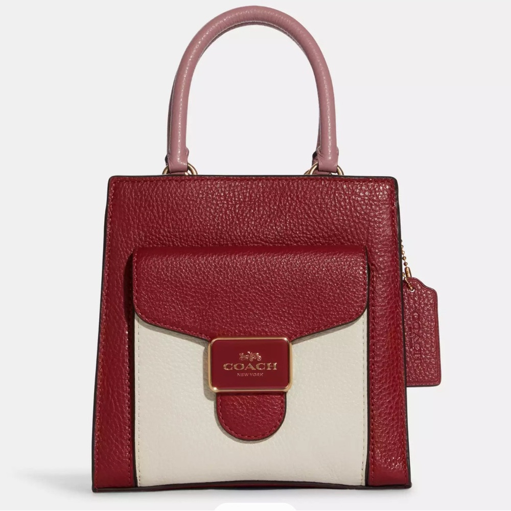 Coach Mini Pepper Crossbody In Colorblock